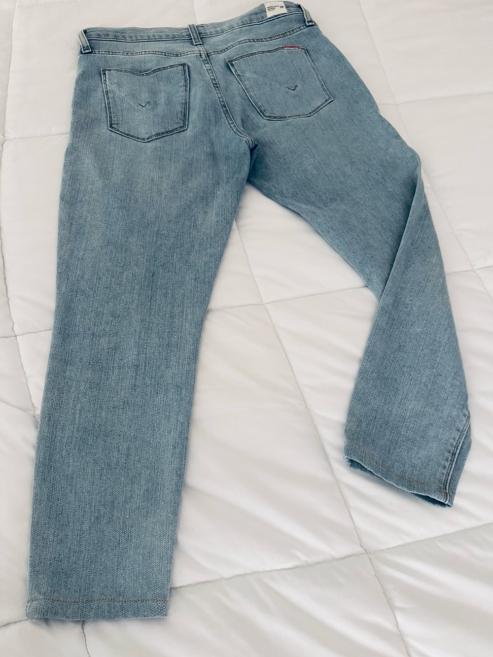 Hudson Jeans Straight Leg Light Wash Denim